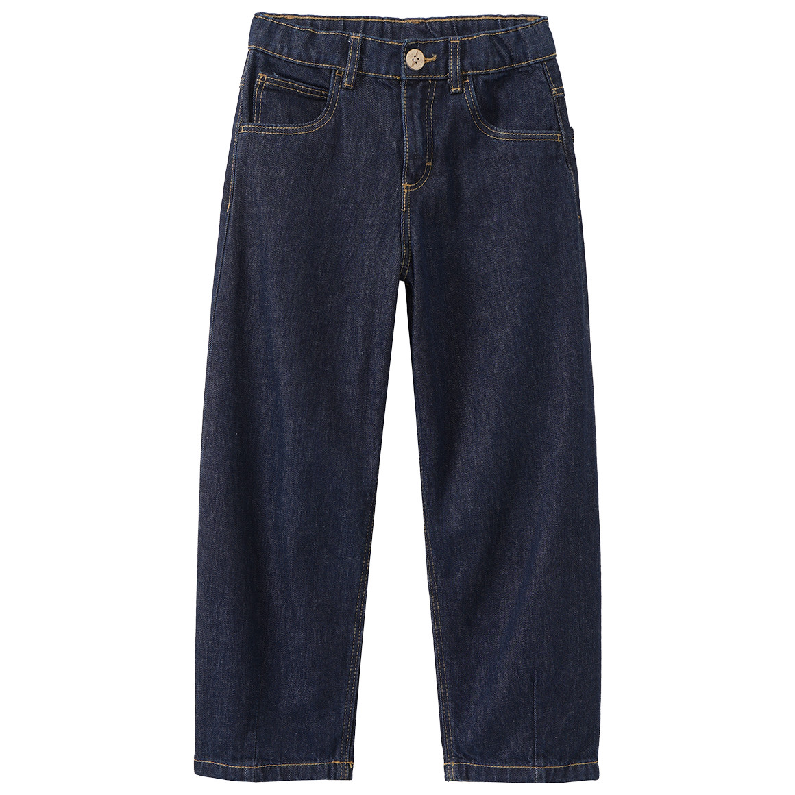 Jungen Barrel-Jeans aus Raw Denim