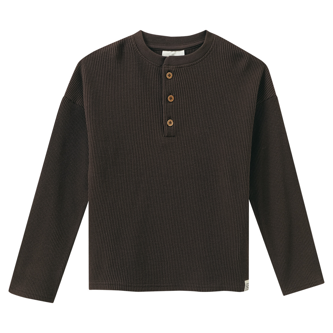 2 Jungen Langarmshirts aus Waffel-Piqué