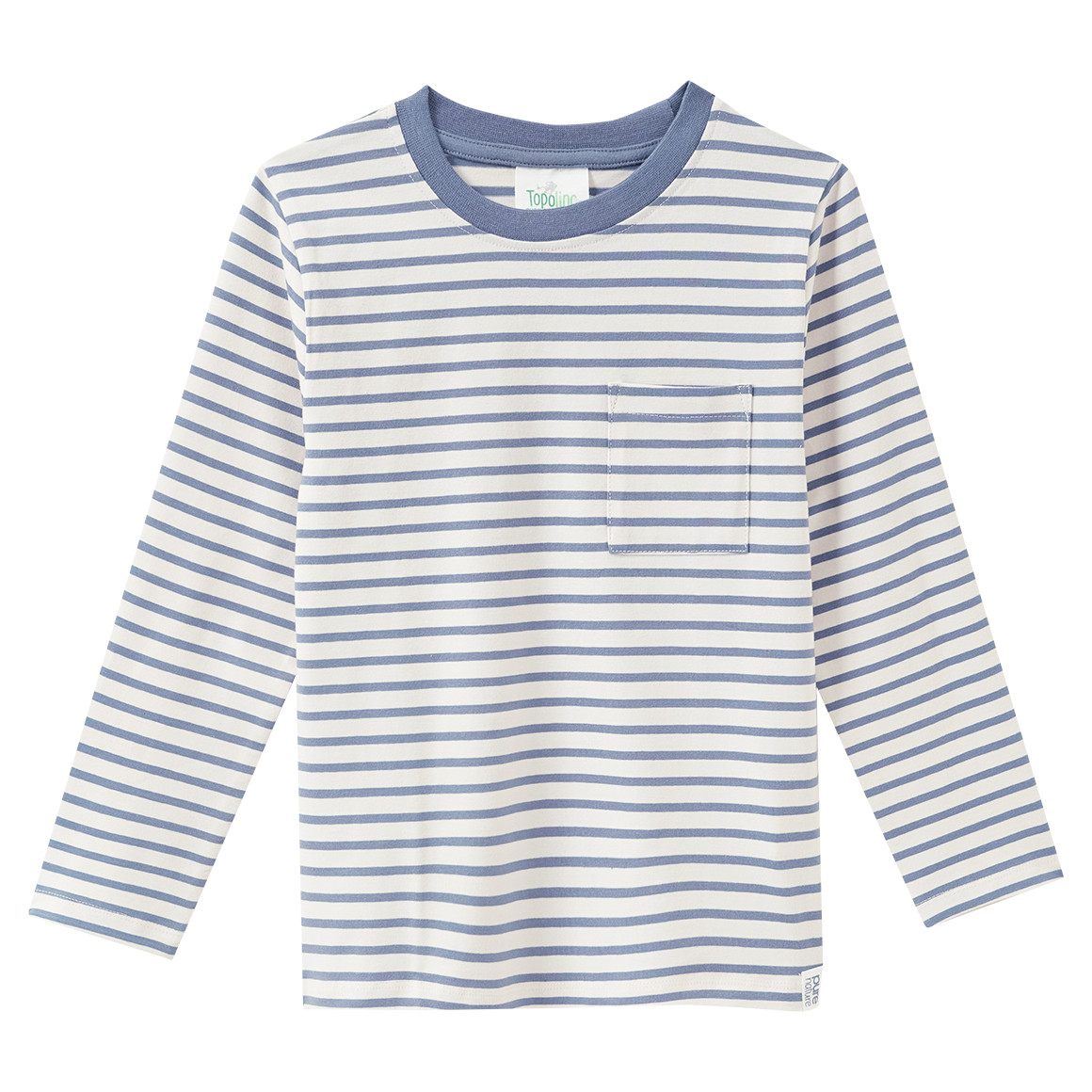 2 Jungen Langarmshirts mit Brusttasche