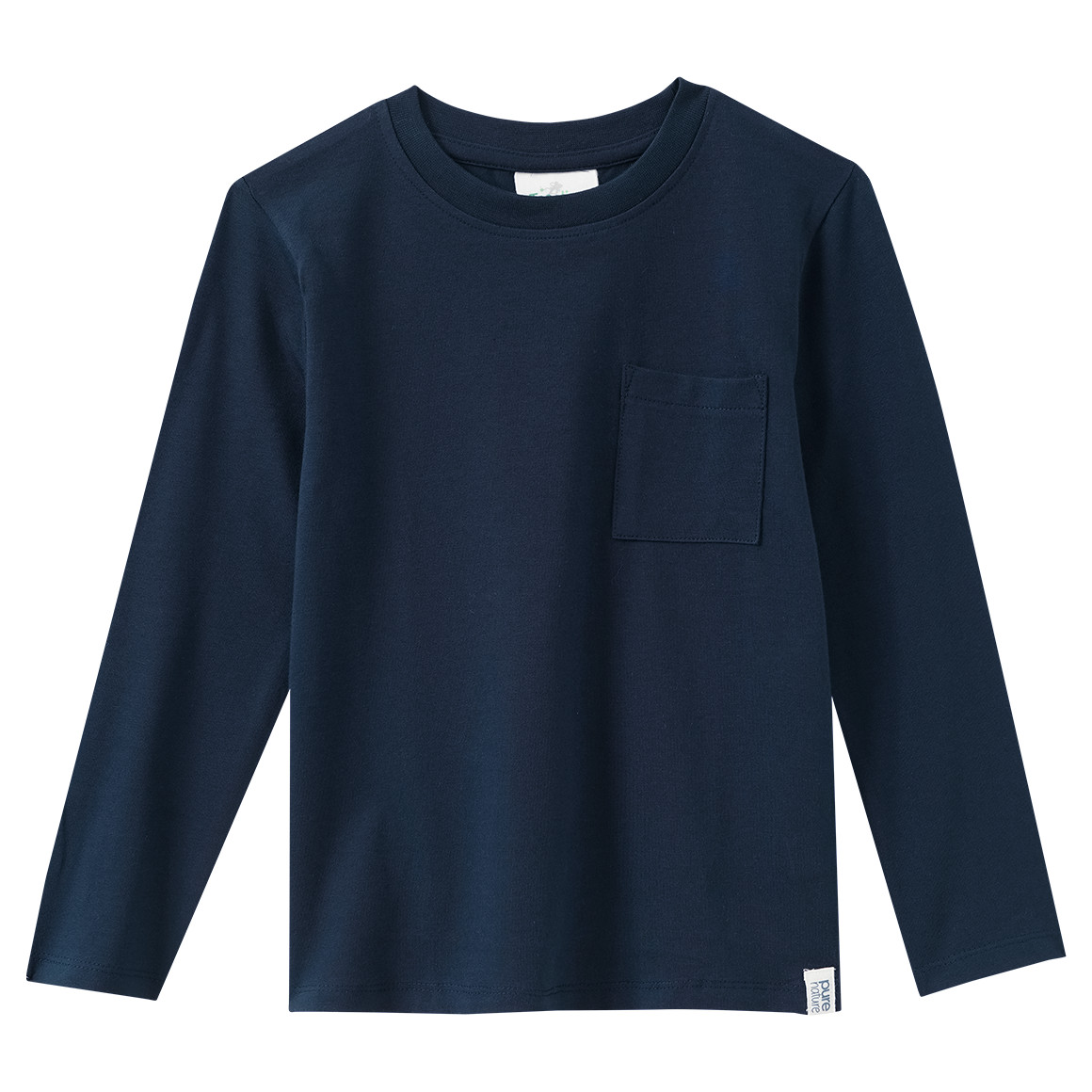 2 Jungen Langarmshirts mit Brusttasche