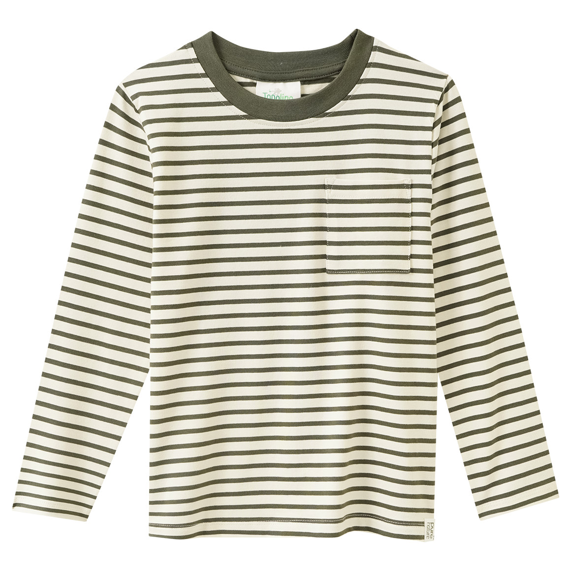 2 Jungen Langarmshirts mit Brusttasche