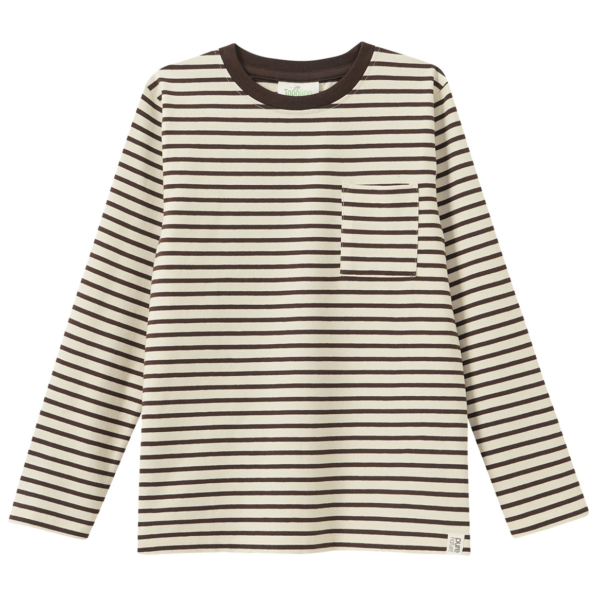 2 Jungen Langarmshirts mit Brusttasche