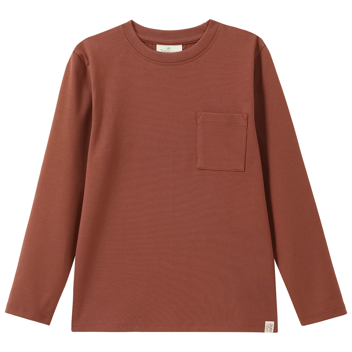 2 Jungen Langarmshirts mit Brusttasche