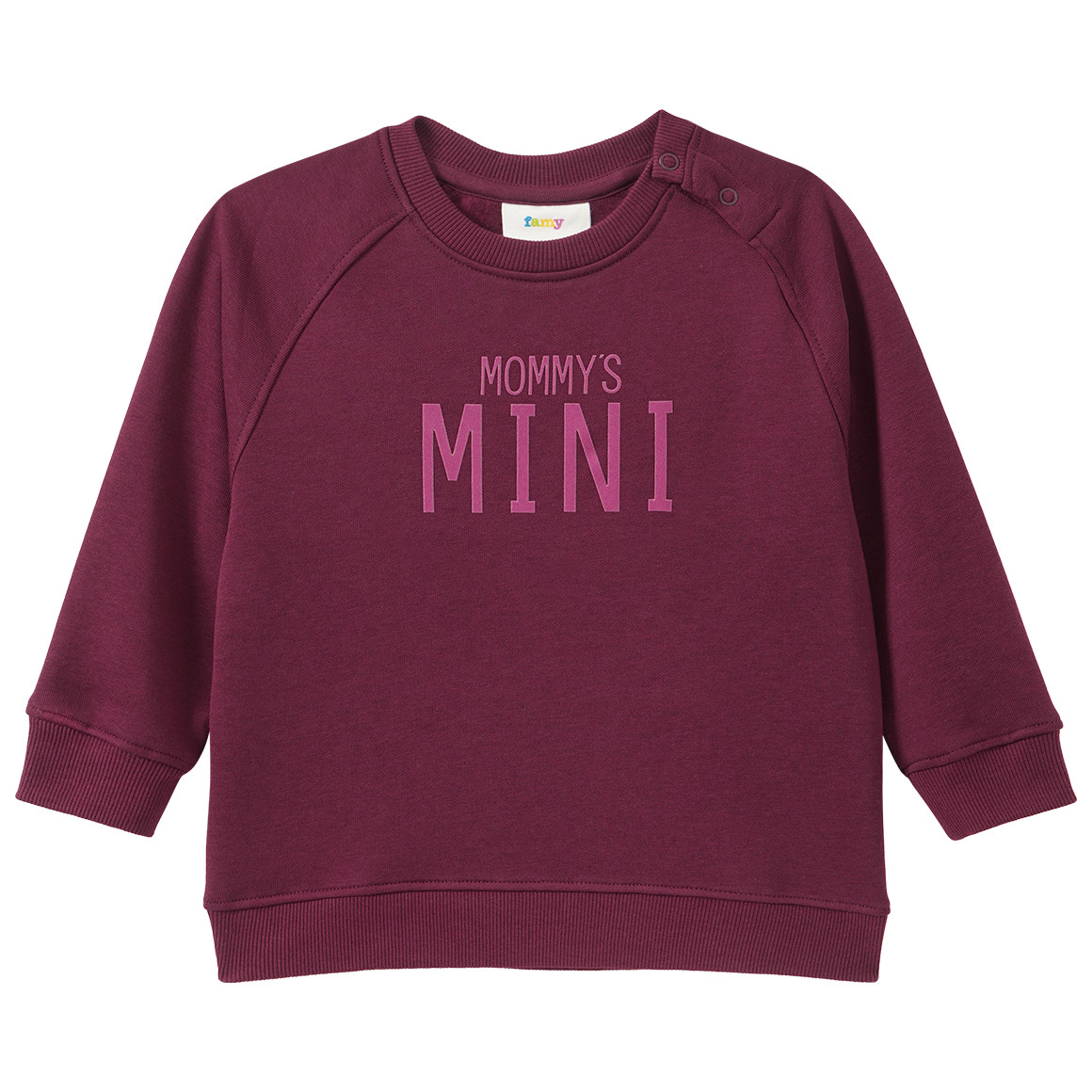 Baby Sweatshirt mit Flock-Print