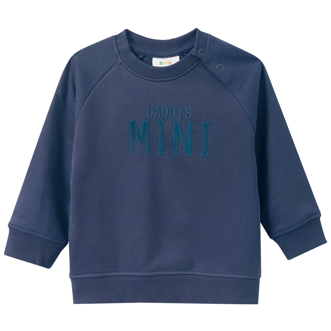 Baby Sweatshirt mit Flock-Print