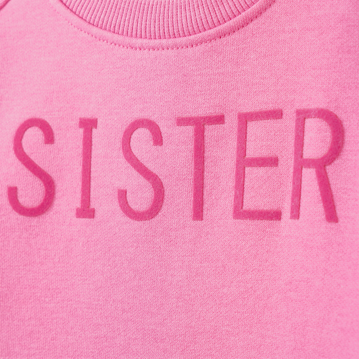 Baby Sweatshirt mit Flock-Print