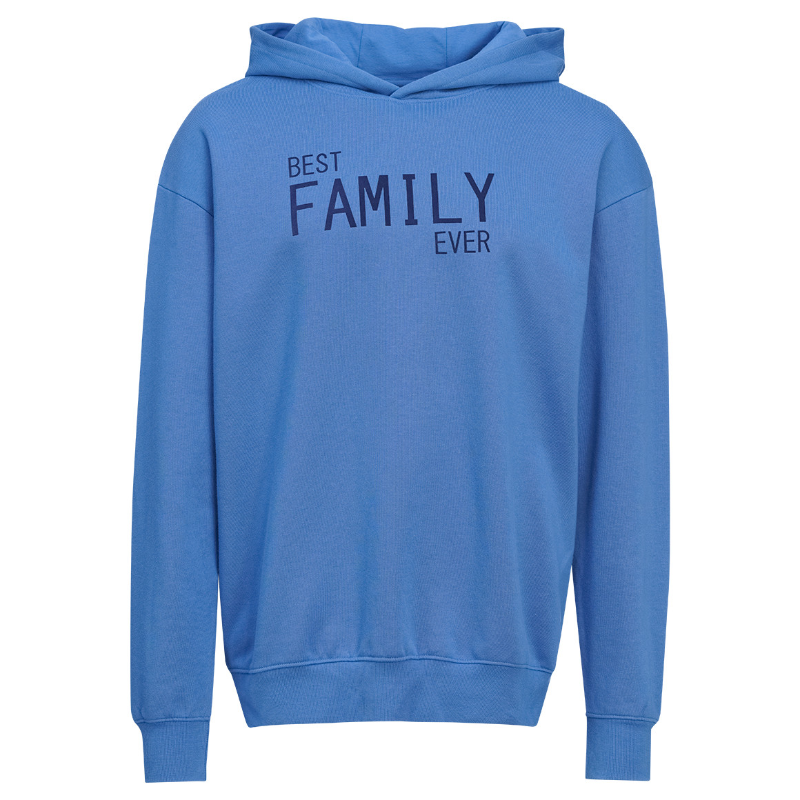 Herren Hoodie mit Flock-Print
