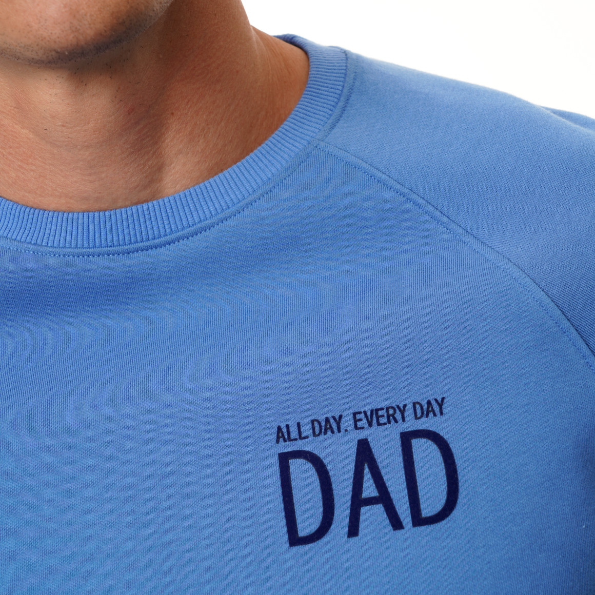 Herren Sweatshirt mit Flock-Print