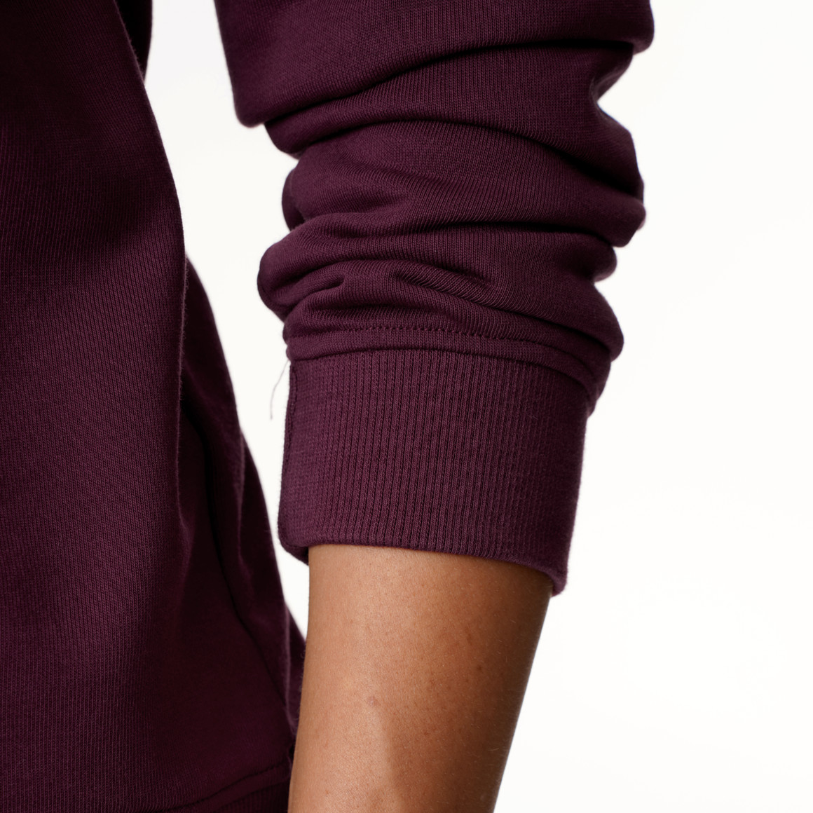 Damen Hoodie mit Flock-Print