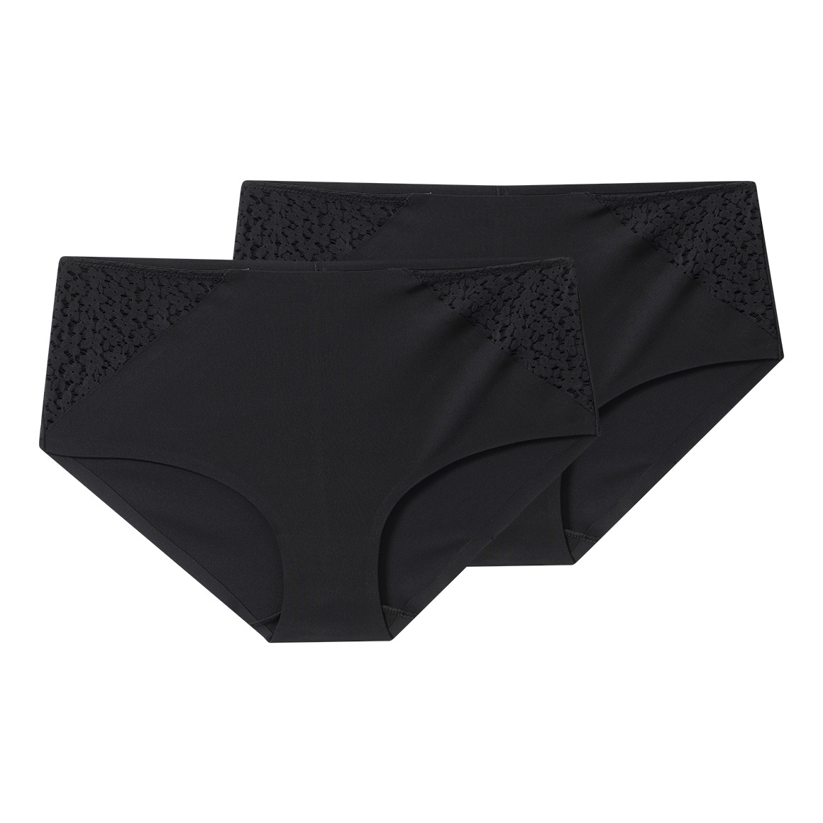 2 Damen Seamless-Pantys mit Spitze