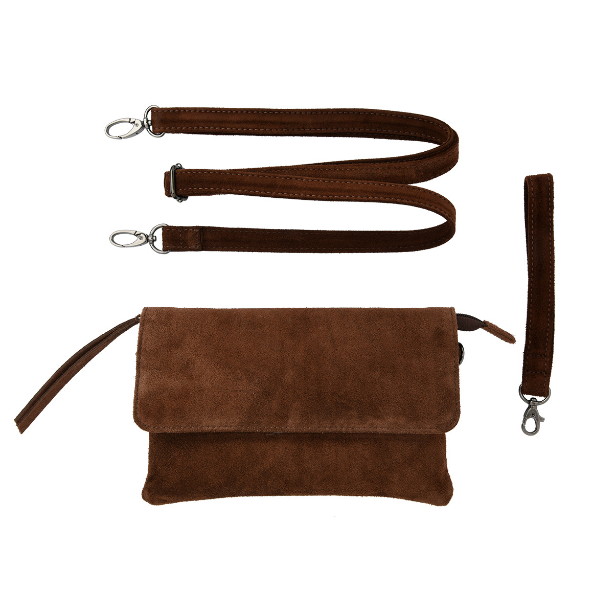 Damen Veloursleder-Tasche