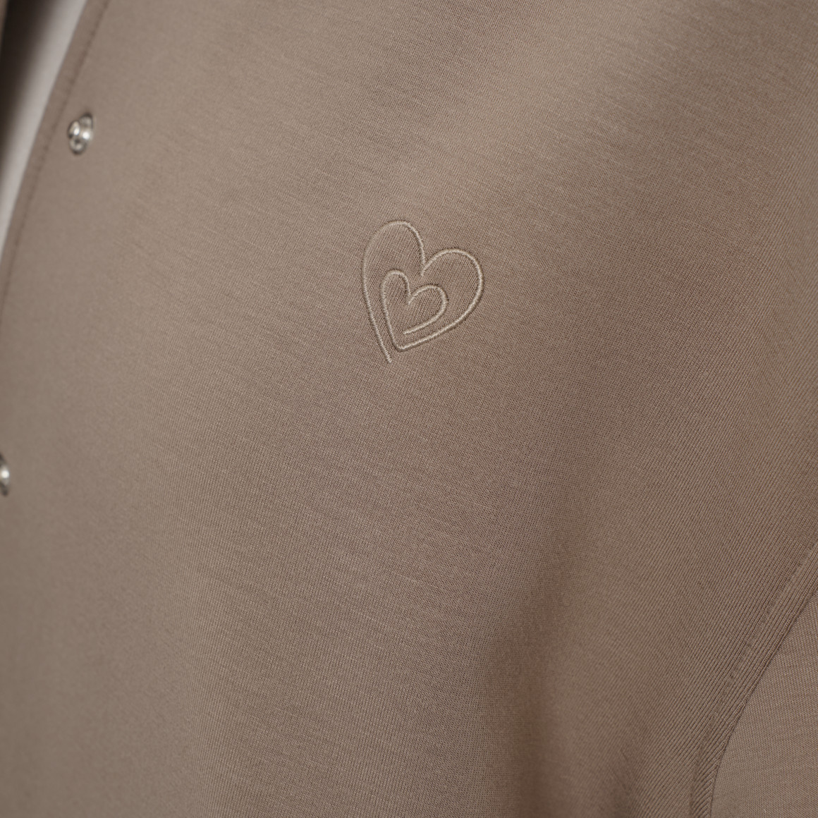 Damen Sweatjacke mit Druckknöpfen