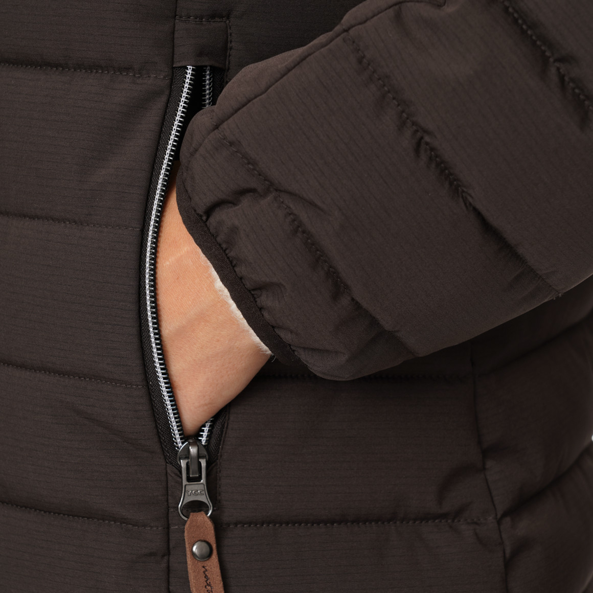 Damen Steppjacke mit Kapuze