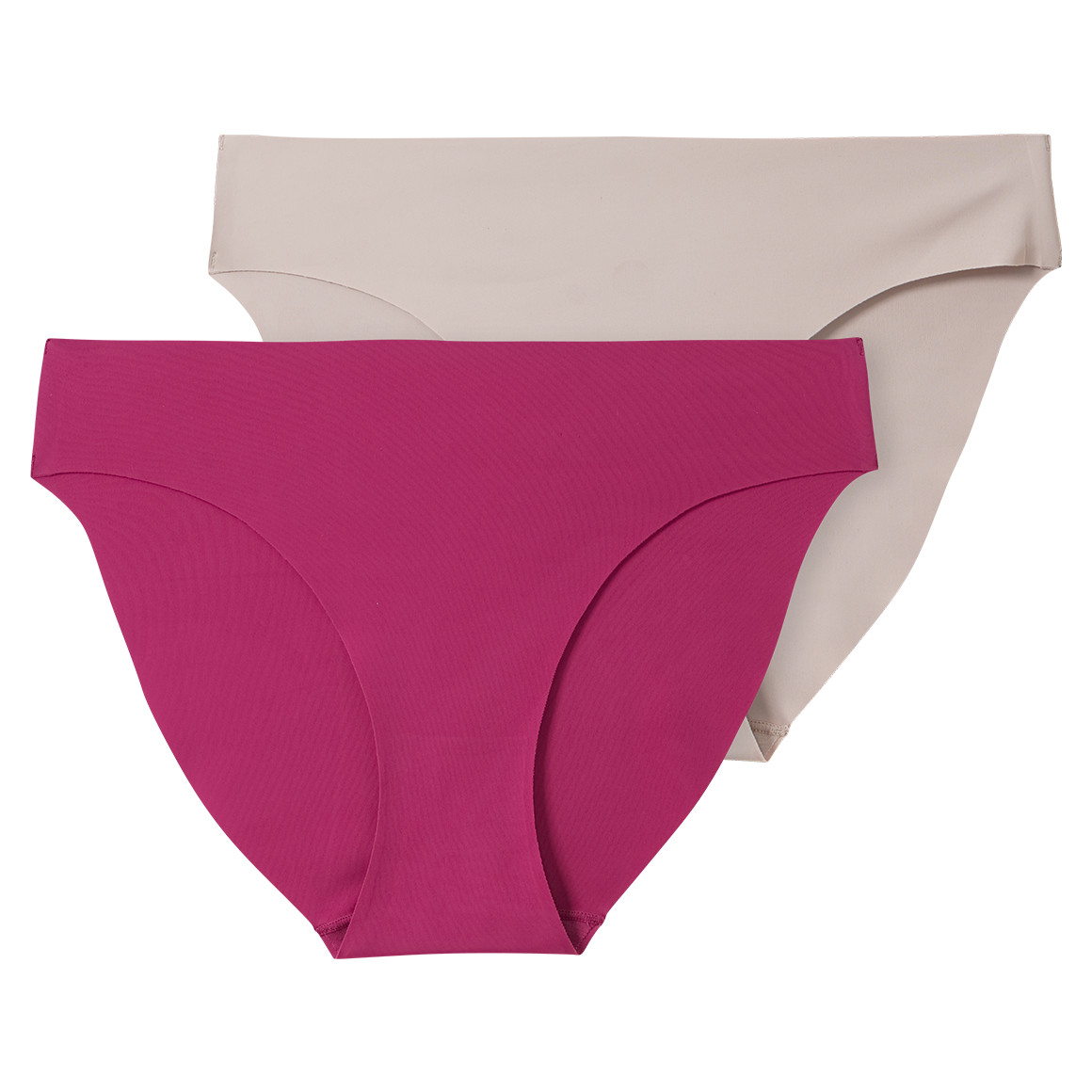 2 Damen Seamless-Slips aus Mikrofaser