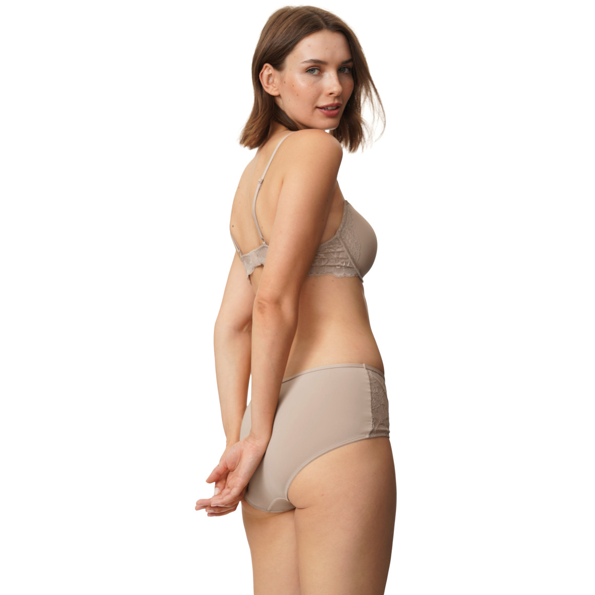 Damen Hipster mit Spitze