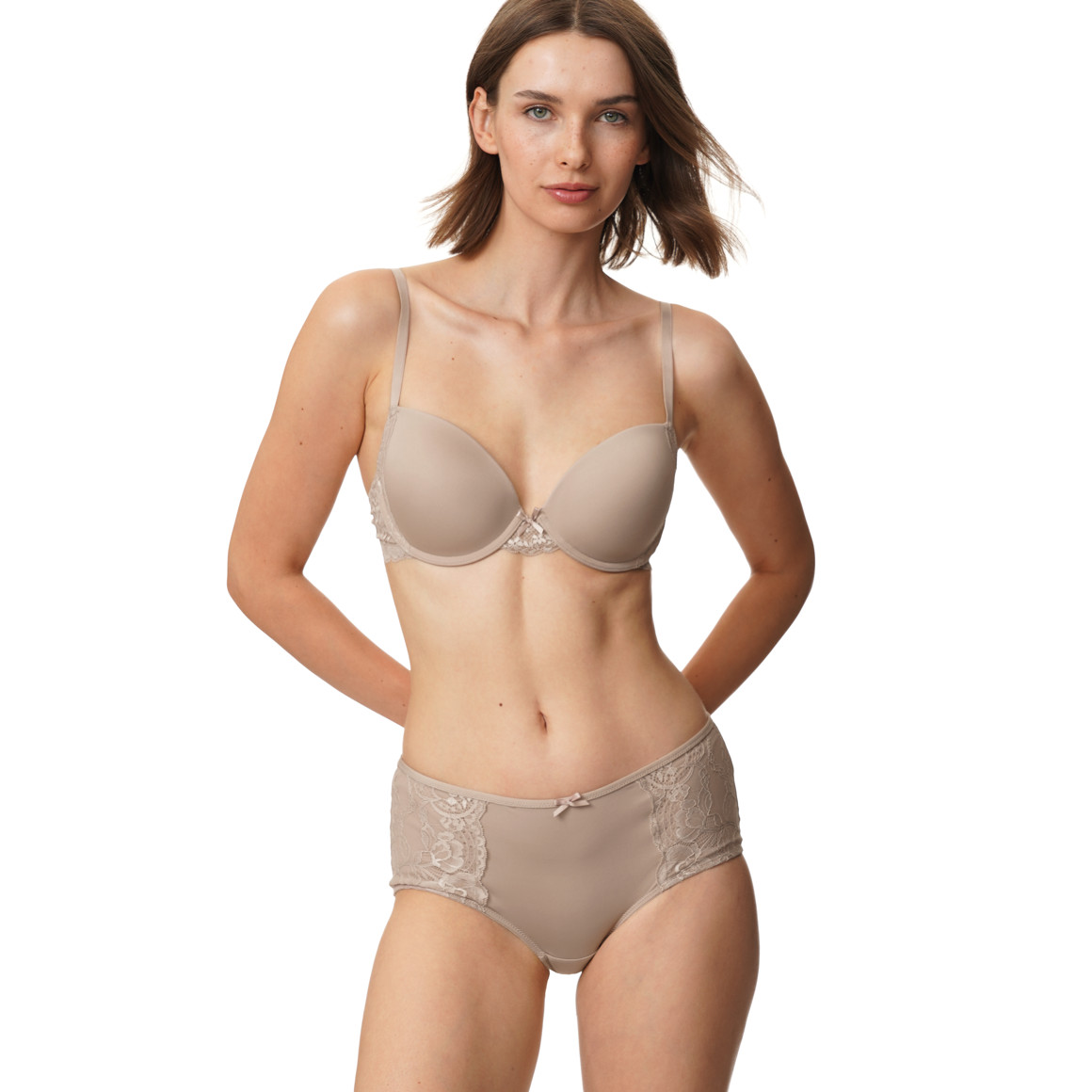 Damen Hipster mit Spitze