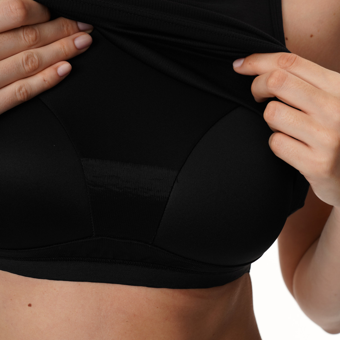 Damen Bustier-Top in Feinripp-Qualität