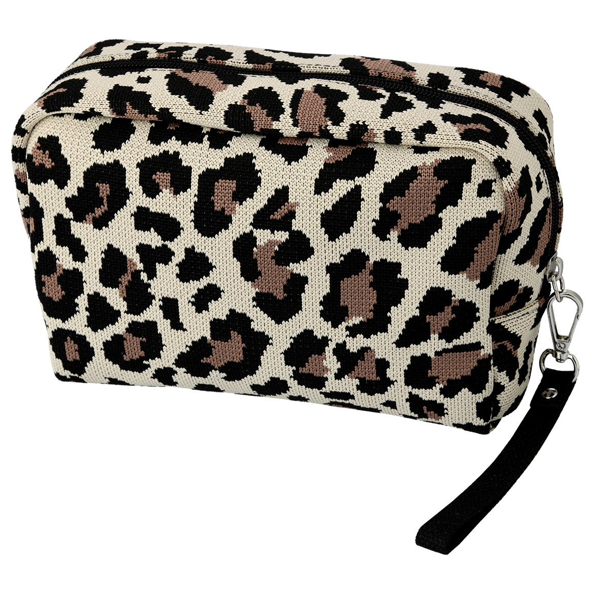 Damen Kosmetiktasche mit Leo-Muster