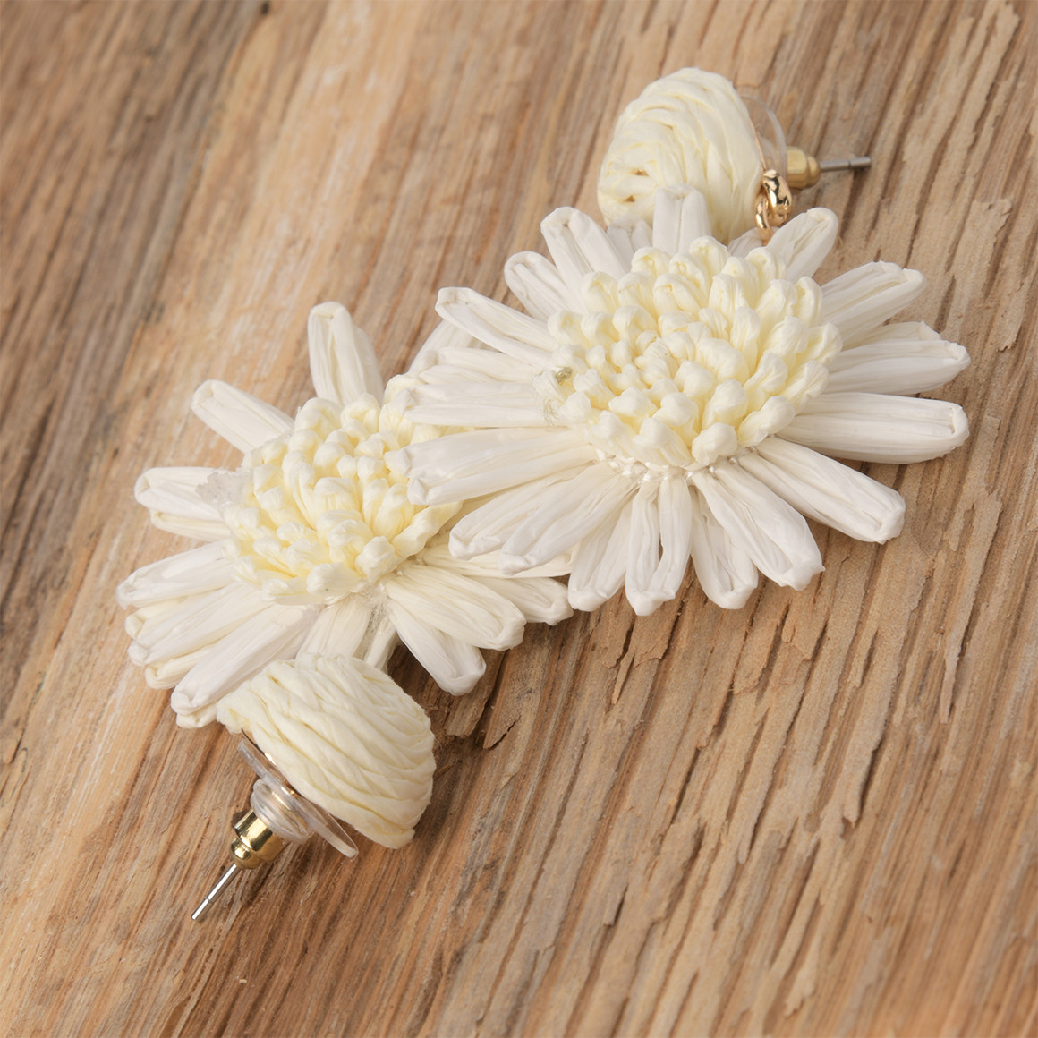 Damen Ohrringe mit Blumen-Anhänger