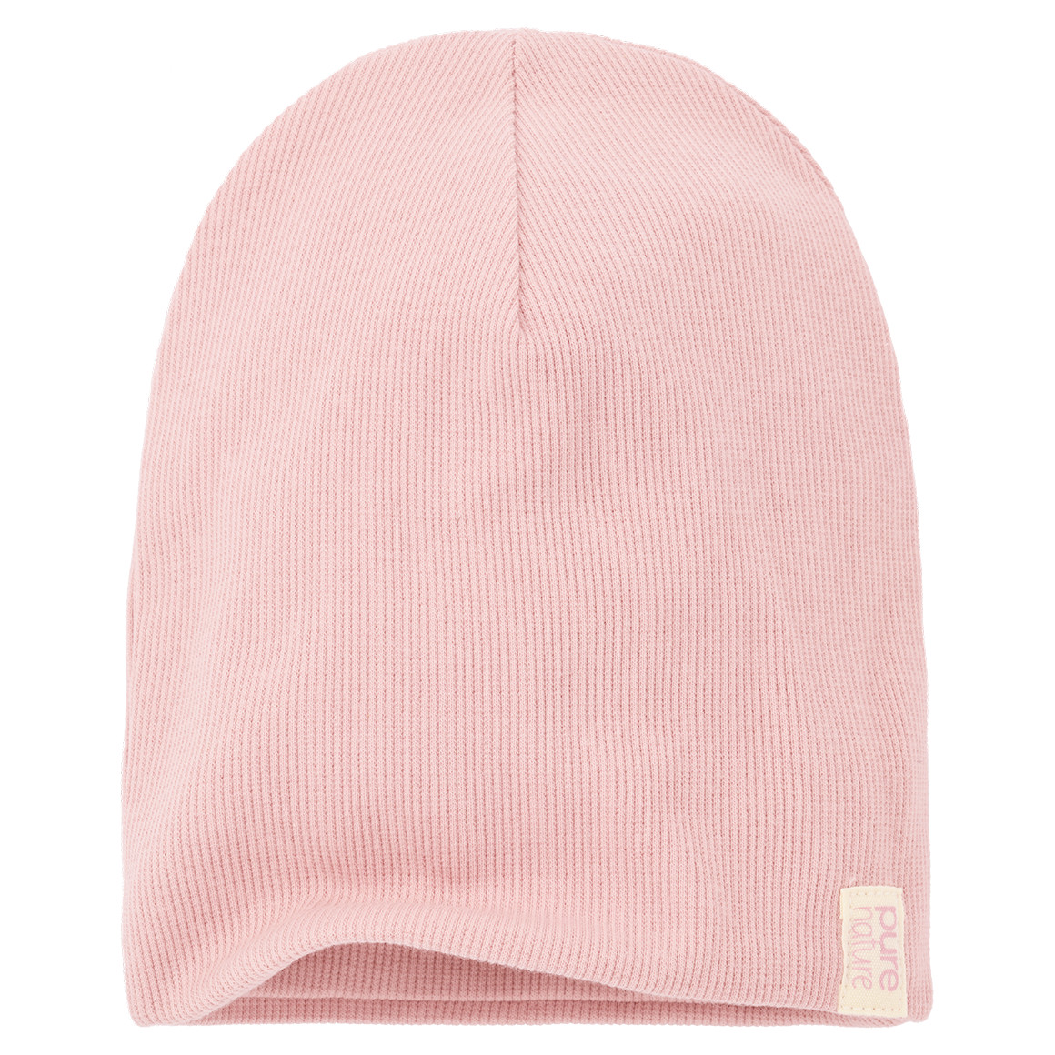 Baby Beanie mit Rippstruktur