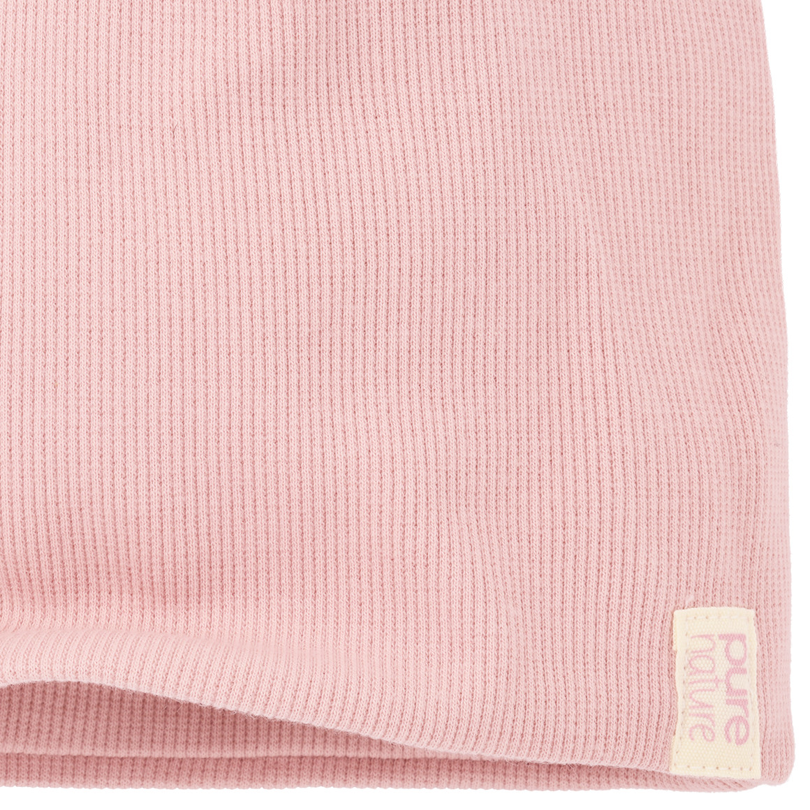 Baby Beanie mit Rippstruktur