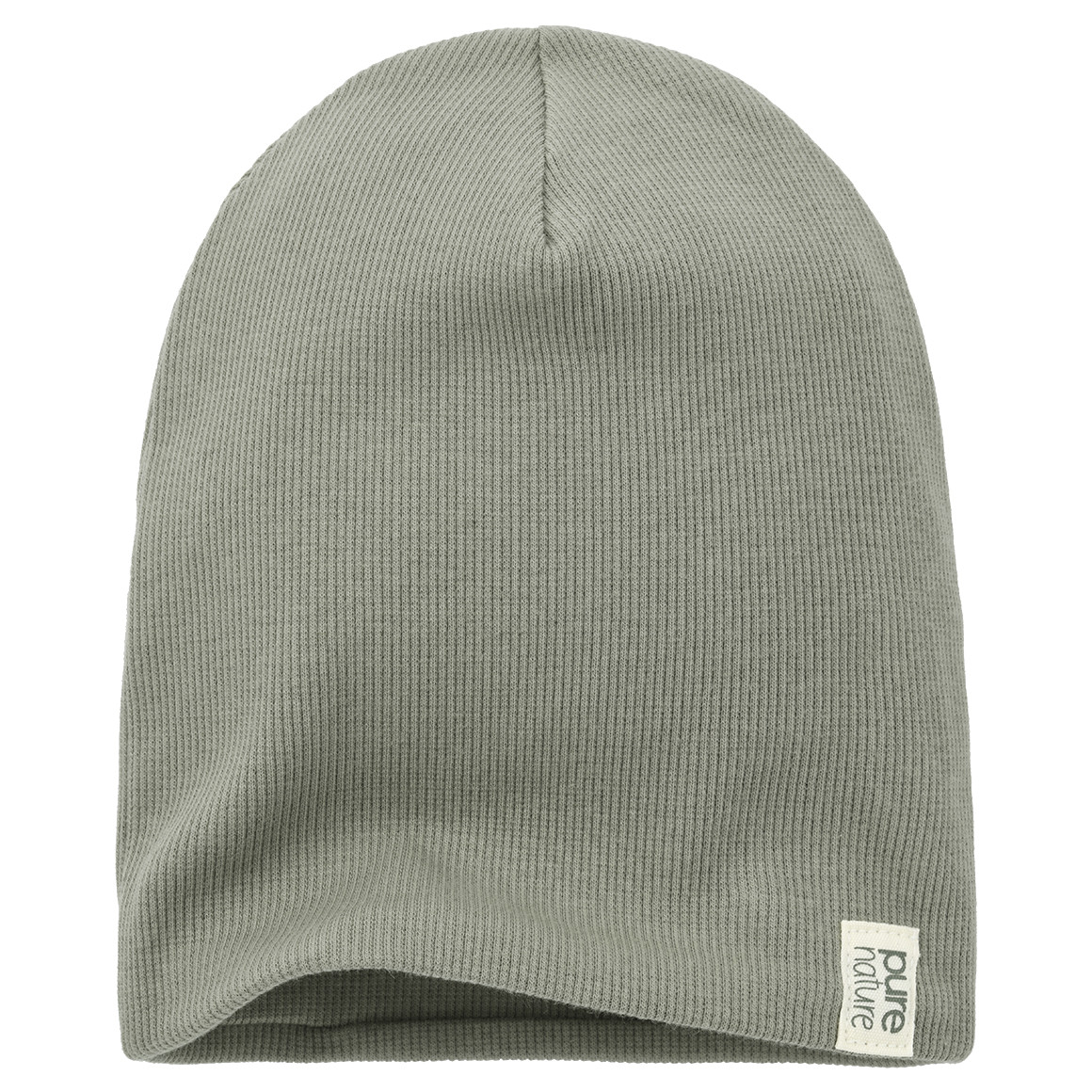 Baby Beanie mit Rippstruktur