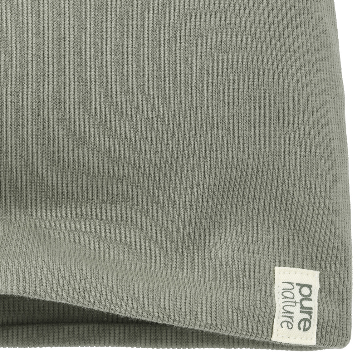 Baby Beanie mit Rippstruktur