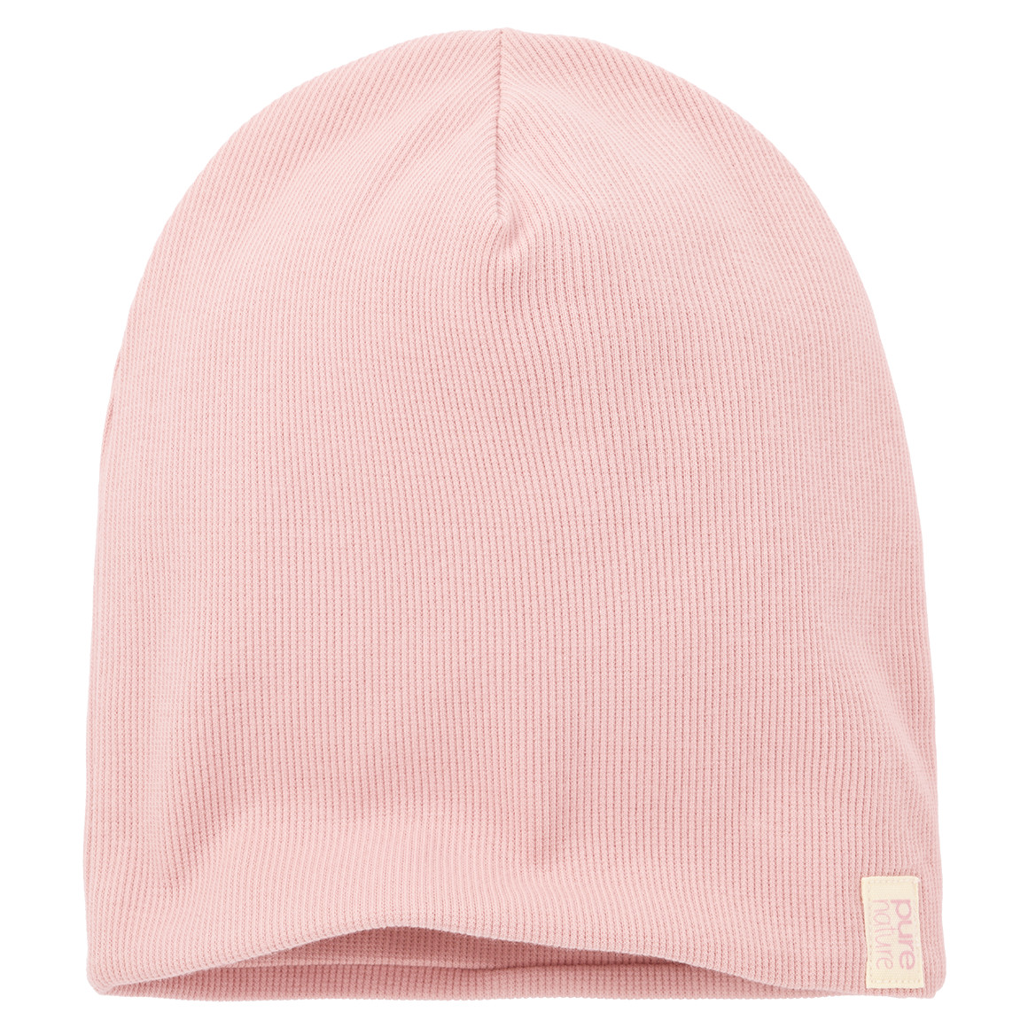 Mädchen Beanie mit Rippstruktur