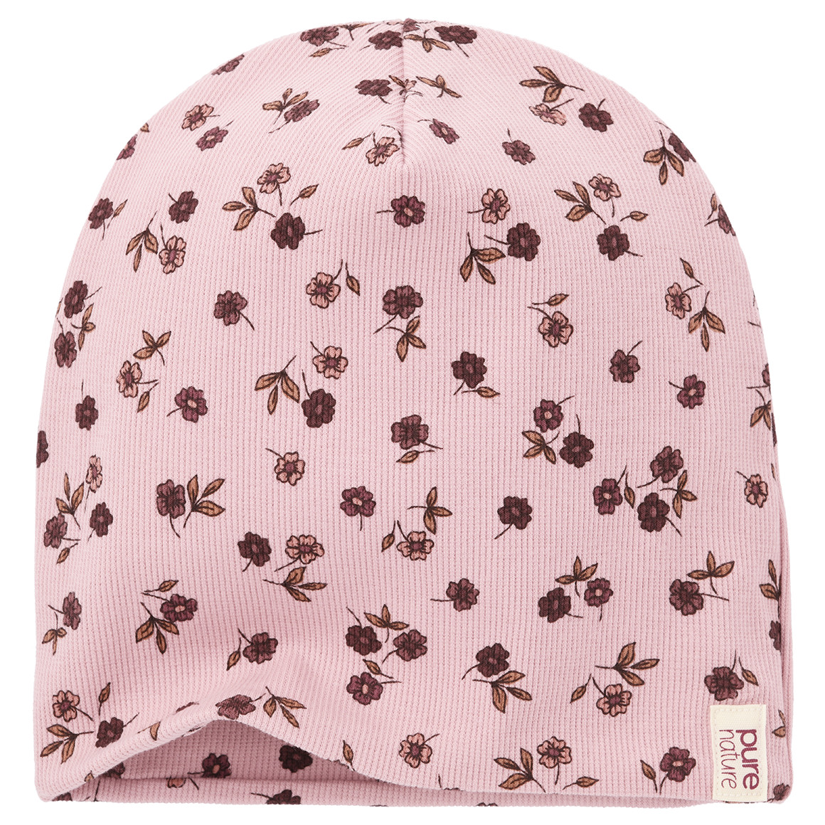 Mädchen Beanie mit Rippstruktur