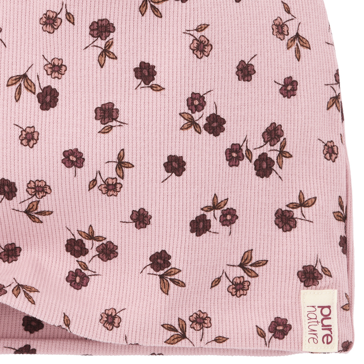 Mädchen Beanie mit Rippstruktur