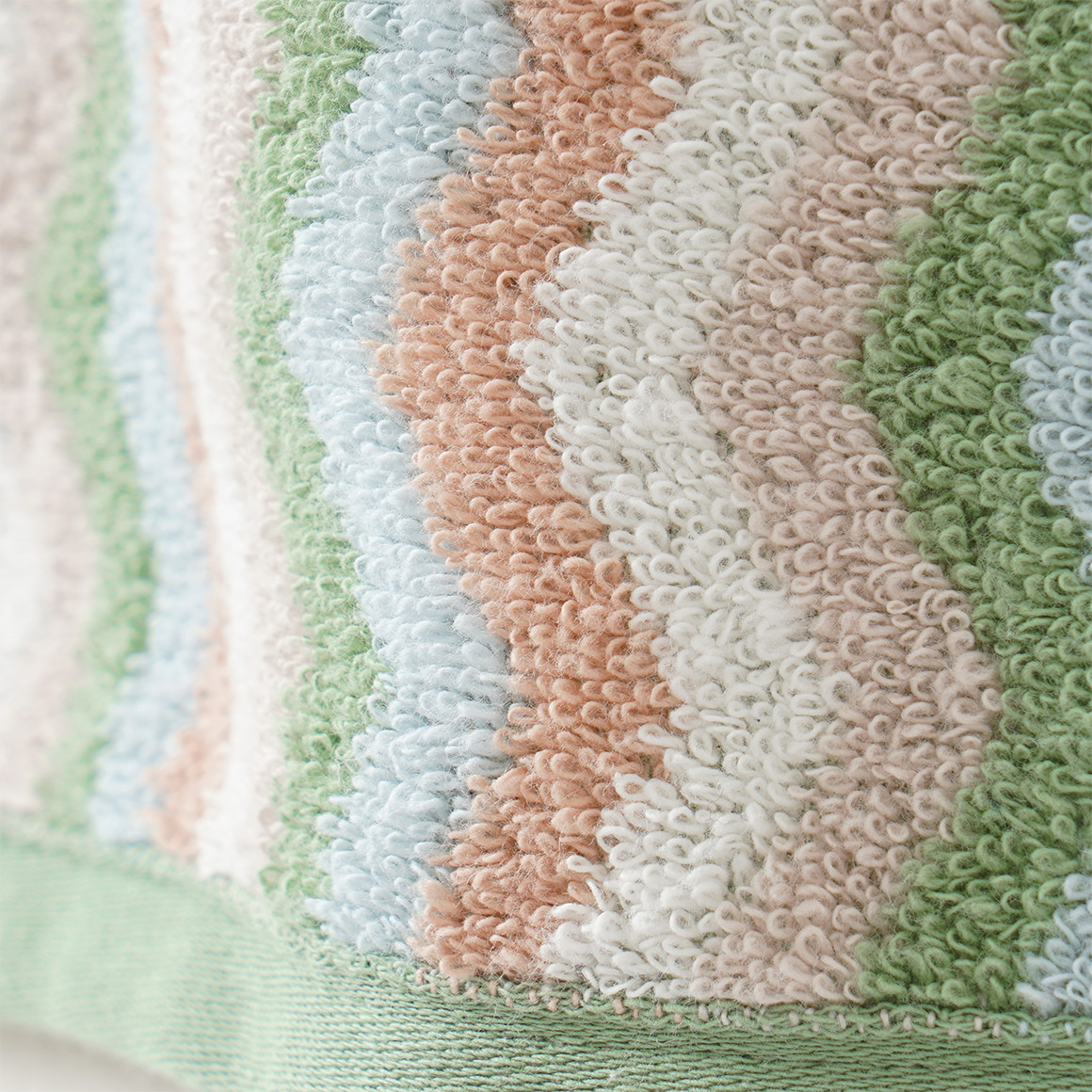 Gastendoek met zigzagpatroon