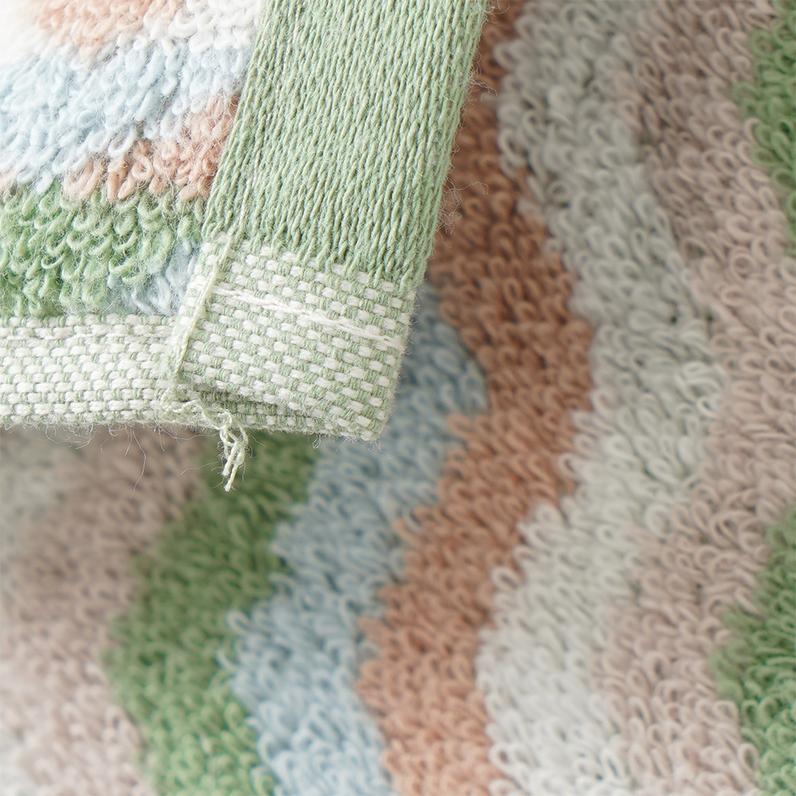 Gastendoek met zigzagpatroon