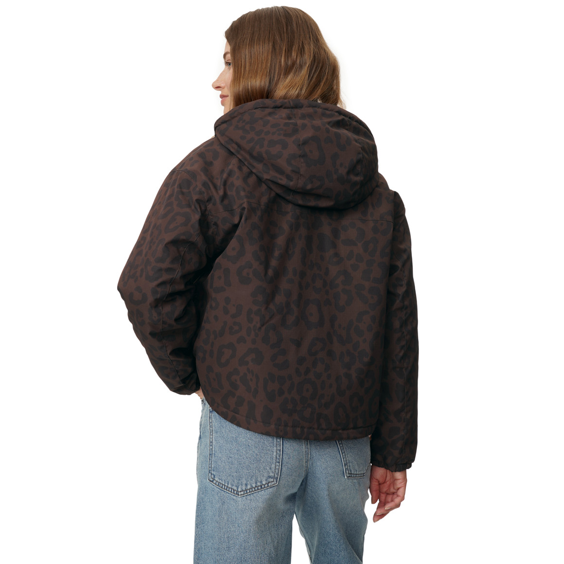 Damesjas met luipaardprint