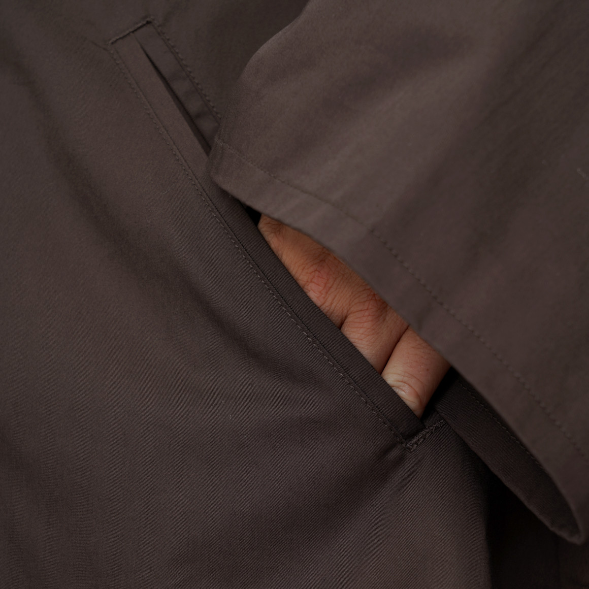 Damesjas met corduroy kraag