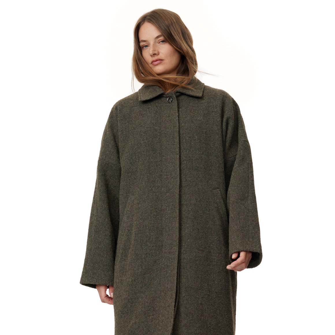 Damen Wollmantel mit Futter