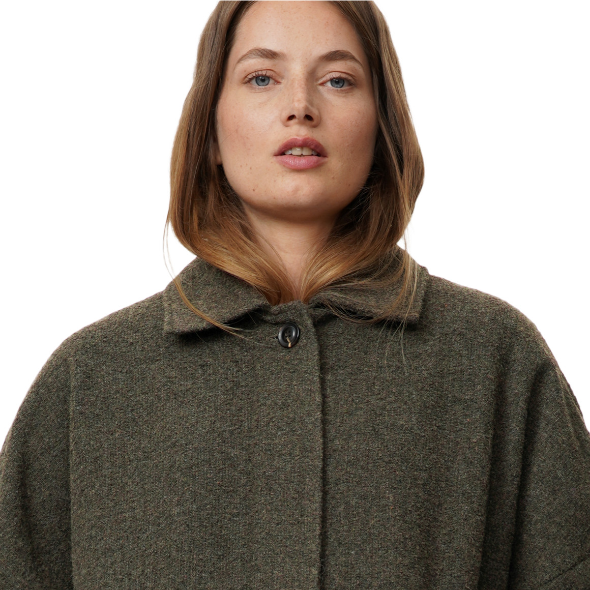 Damen Wollmantel mit Futter