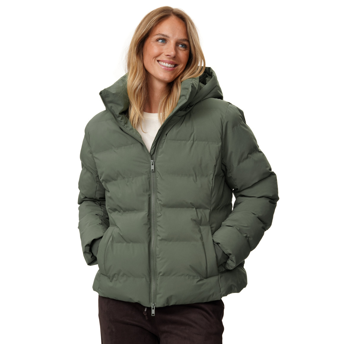 Damen Steppjacke mit Kapuze