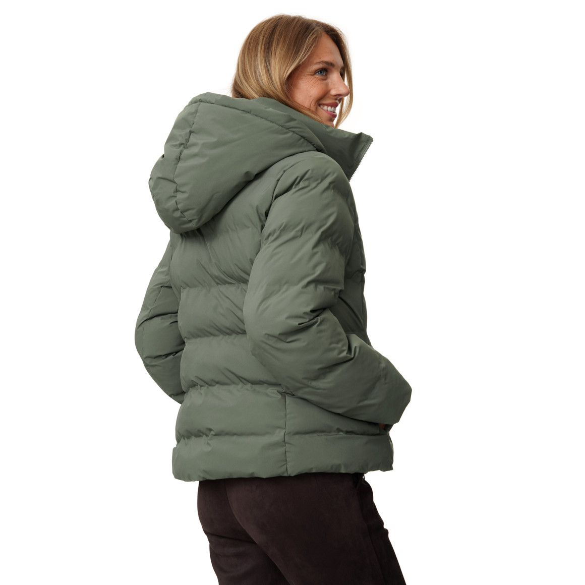 Damen Steppjacke mit Kapuze