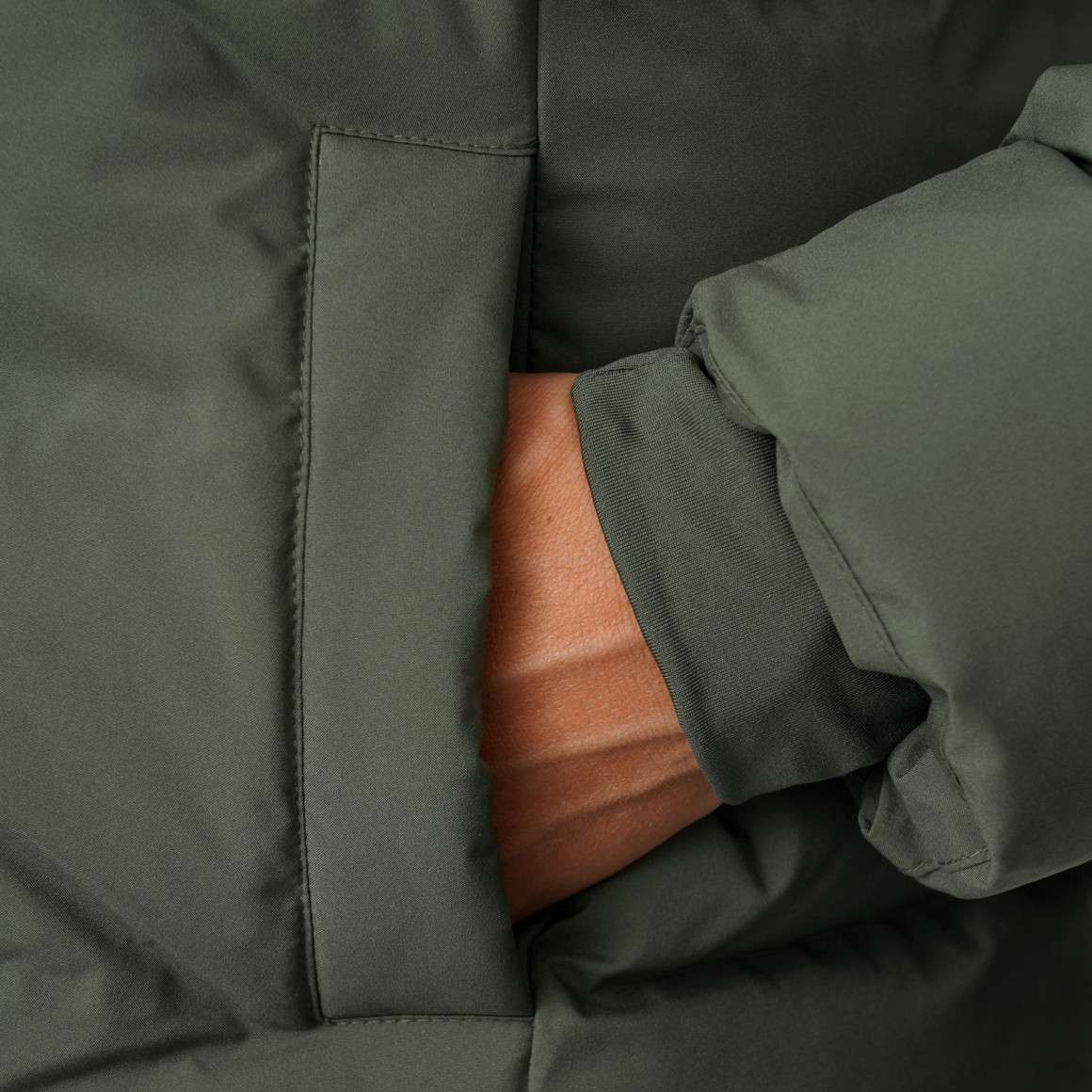 Damen Steppjacke mit Kapuze
