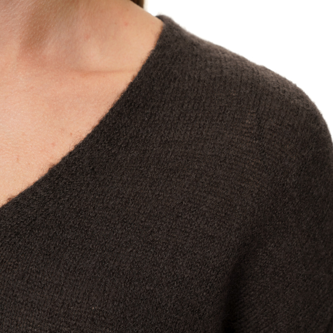 Damen Strickpullover mit kurzen Ärmeln