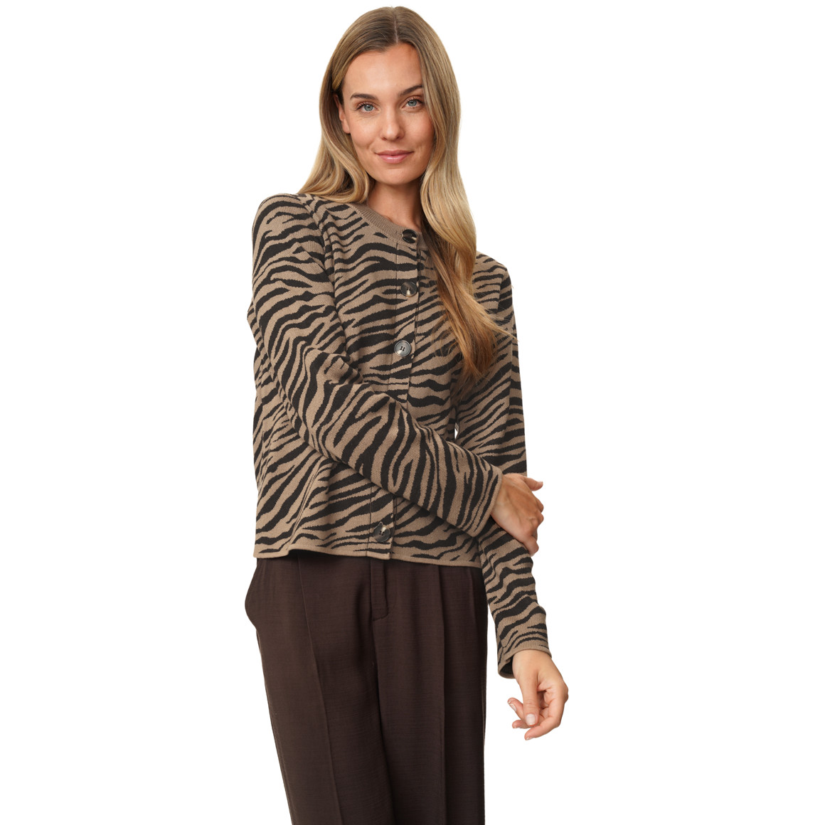 Damen Strickjacke mit Woll-Anteil