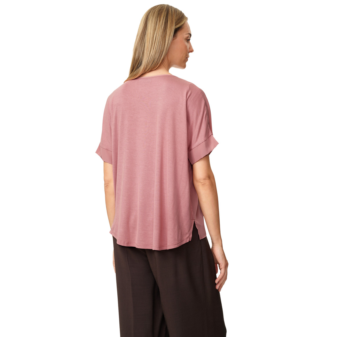 Damen Blusenshirt mit überschnittenen Ärmeln
