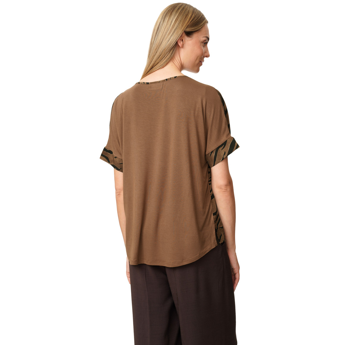 Damen Blusenshirt mit überschnittenen Ärmeln
