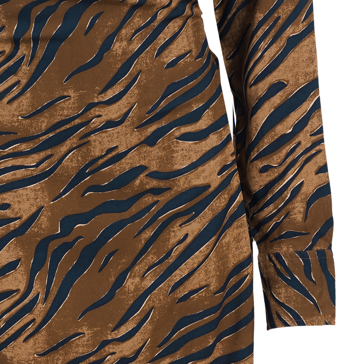 Damen Wickelkleid mit Animalprint