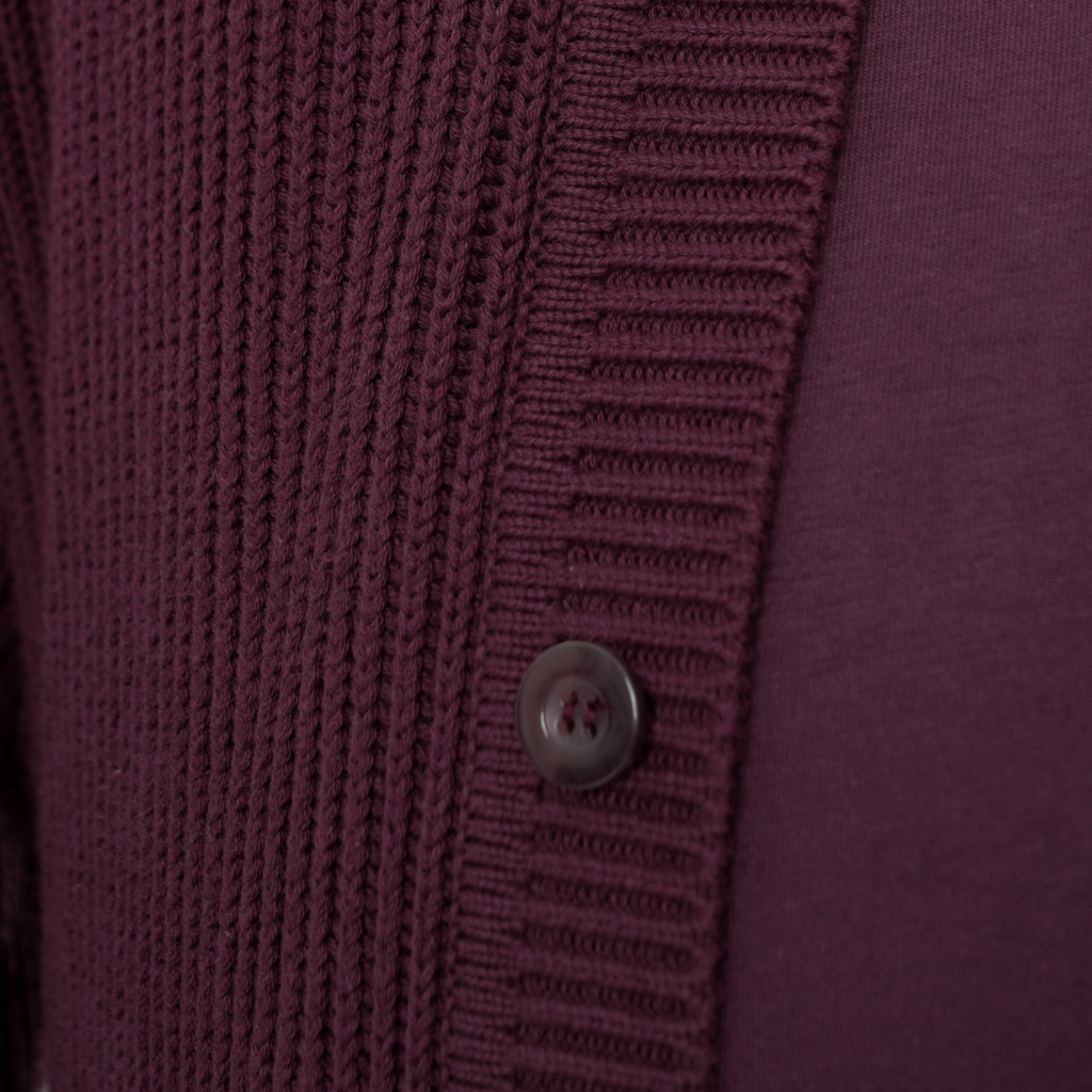 Herren Strickjacke aus Rippstrick