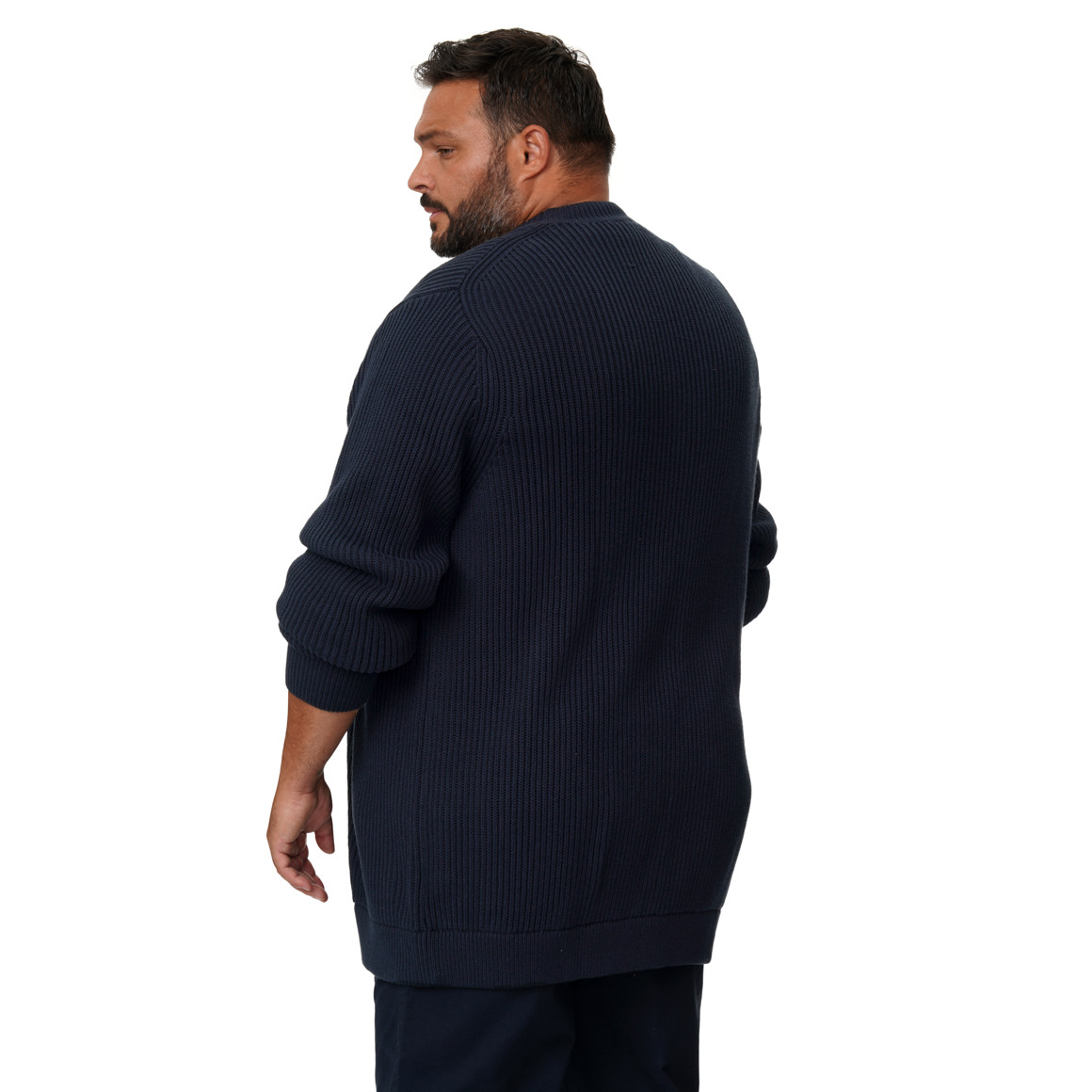 Herren Strickjacke aus Rippstrick