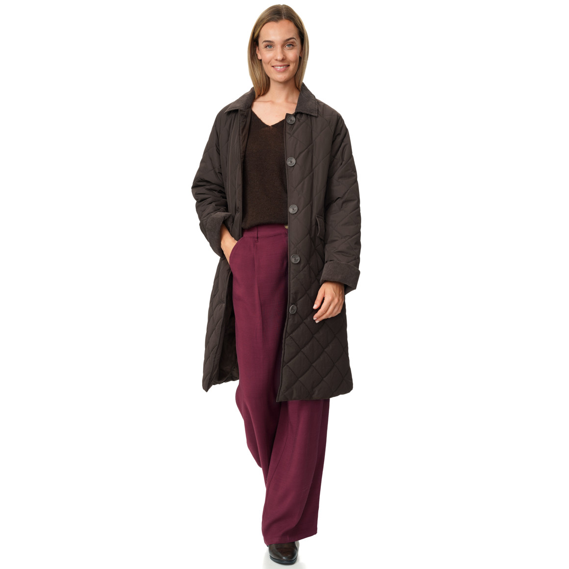 Damen Bundfaltenhose mit Bügelfalten