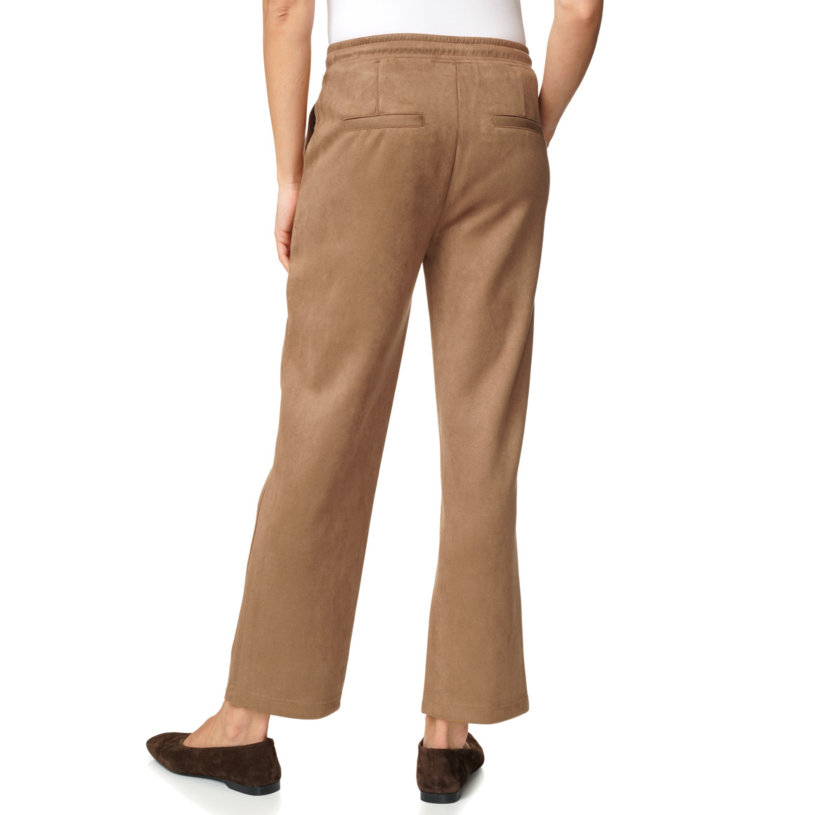 Damen Jogpants in Velours-Optik 