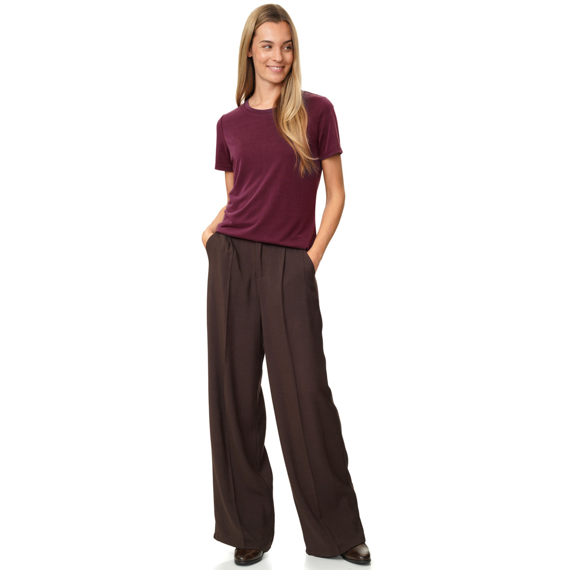 Damen T-Shirt im Basic-Look