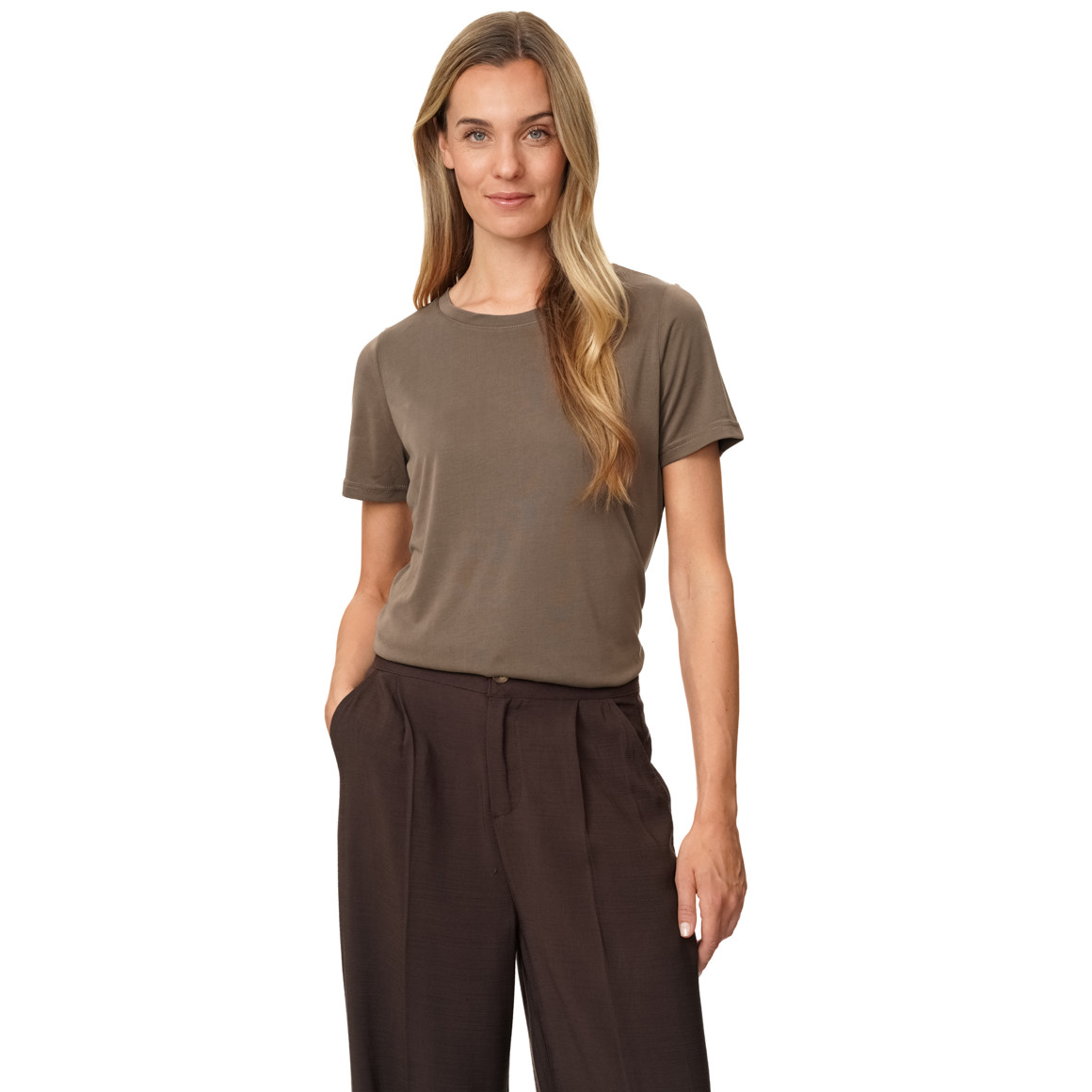 Damen T-Shirt im Basic-Look